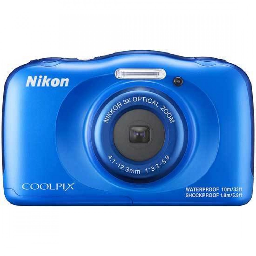 Nikon Coolpix W100 Veden ja iskun kestävä - Sininen