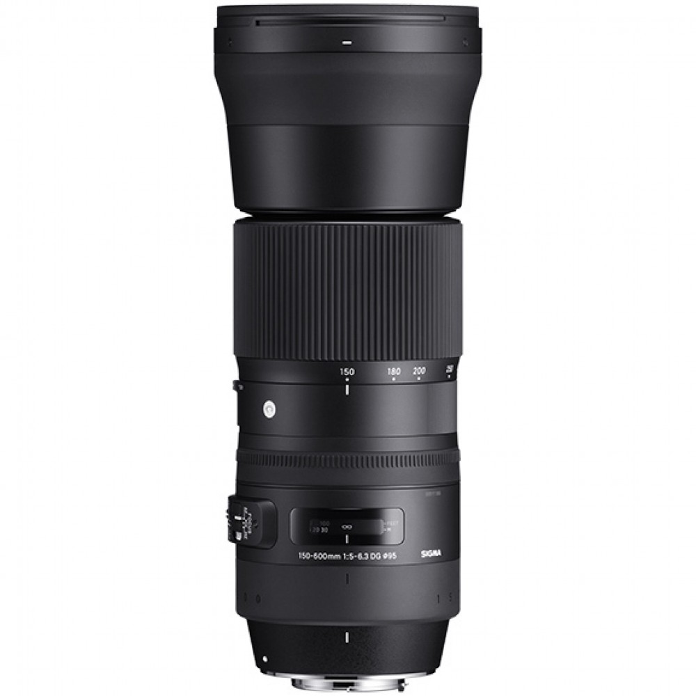 Sigma 150-600mm f/5-6.3 DG OS HSM Contemporary (Canon) -objektiivi + 150e vaihtohyvitys