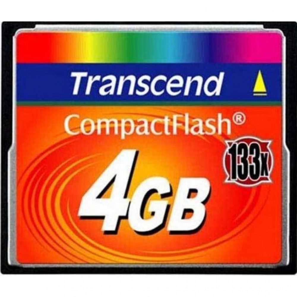 Transcend 4GB CompactFlash (133x) -muistikortti