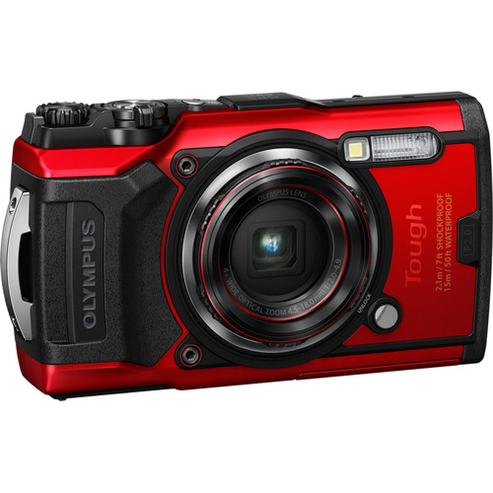 Olympus TG-6 (punainen) digikamera