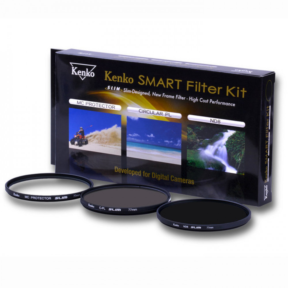 Kenko Smart Filter Kit 82mm (UV / Cir-PL / ND8)