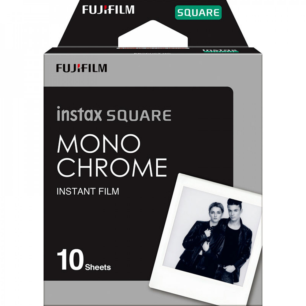 Fujifilm Instax Film Square (10 kuvaa) pikafilmi - Monochrome