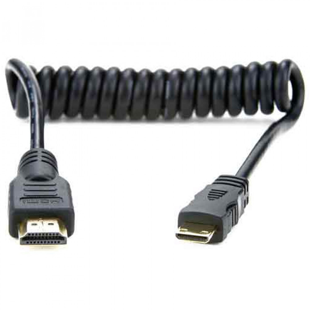 Atomos Full HDMI to Mini HDMI 2.0 kierrekaapeli (40-80cm)