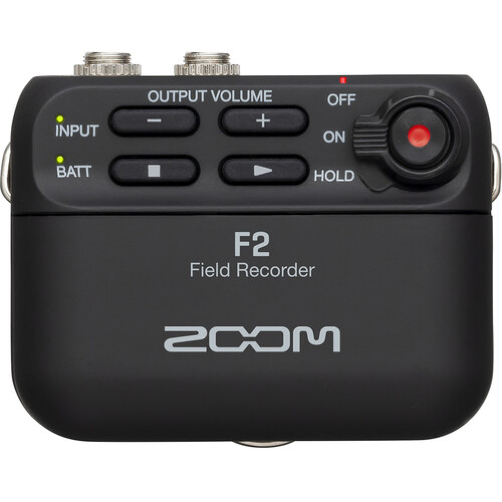 Zoom F2 -audiotallennin (musta)