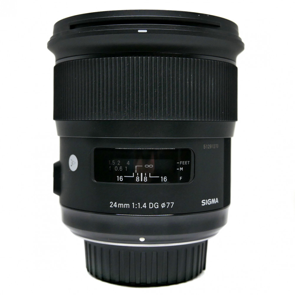 (Myyty) Sigma 24mm f/1.4 DG HSM Art (Nikon) (sis. ALV) (käytetty)