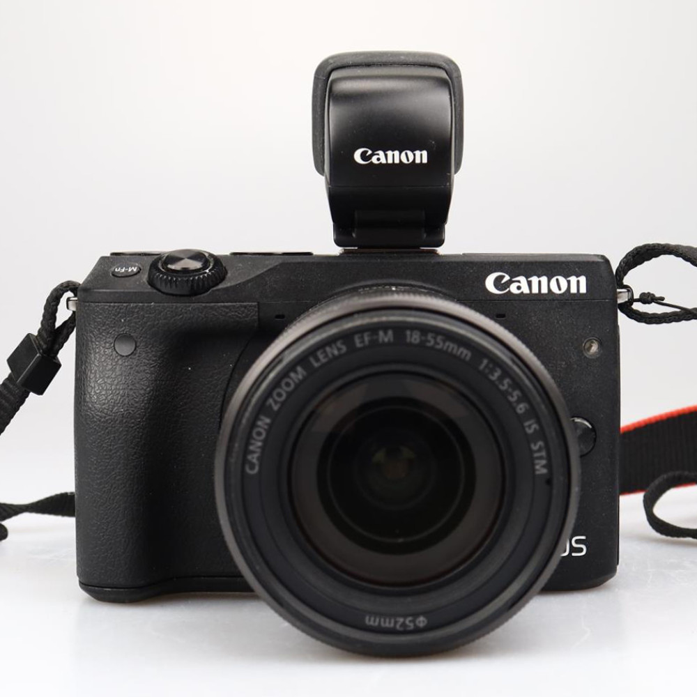 (Myyty) Canon EOS M3 + EF-M 18-55mm (käytetty)
