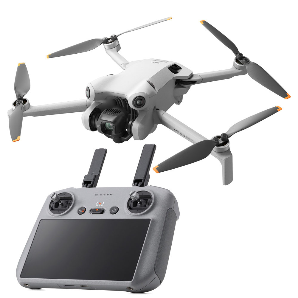 DJI Mini 4 Pro + DJI RC2 ohjain -drone näytöllisellä ohjaimella