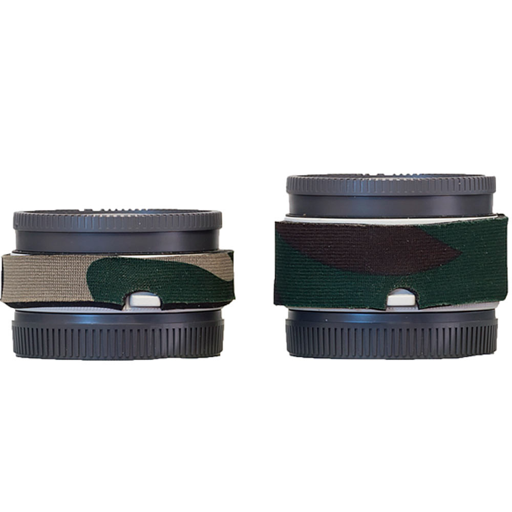 LensCoat Sony FE Teleconverter Set -Camouflage suoja telejatkeille (Forest Green)