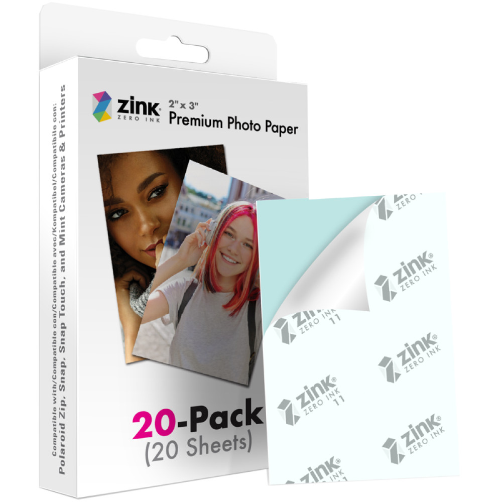 Polaroid Instant Film Zink Paper 2x3 (20 kuvaa)