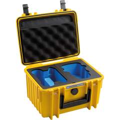 B&W Outdoor Case 2000 DJI Mini 2 kopterilaukku - Keltainen