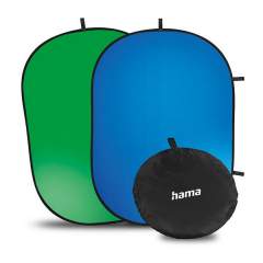 Hama Folding Background Green/Blue Screen 150x200cm -tausta