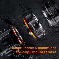 K&F Concept Pro Pentax K - Sony E -adapteri
