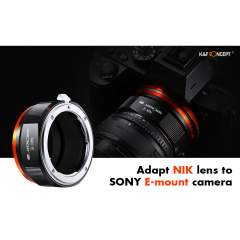 K&F Concept Pro Nikon AI - Sony E -adapteri