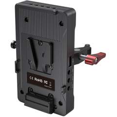 Smallrig 3202 V-Lock Battery Adapter Plate with Grab Clamp -akkuadapteri