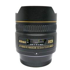 Nikon AF Nikkor 10.5mm f/2.8G DX ED (käytetty) sis. ALV
