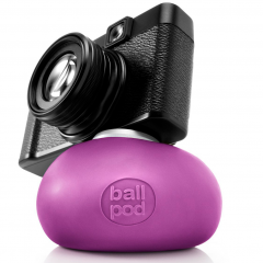 BallPod 8cm Flexible Stand with Tripod Mount -kamerajalusta - Violetti