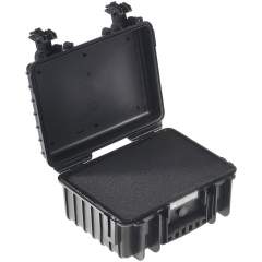 B&W Outdoor Case Type 3000 -iskunkestävä laukku - Musta