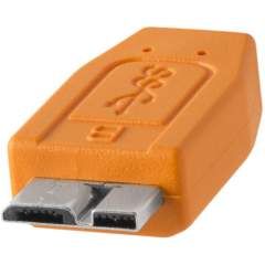 Tether Tools TetherPro (4,6m) USB 3.0 Male Type-A to USB 3.0 Micro-B kaapeli - Oranssi