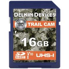 Delkin Trail Cam 16GB SDHC (V10) -muistikortti riistakameroihin