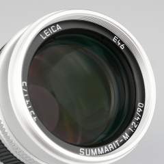 Leica Summarit-M 90mm f2.4 - Hopea (käytetty) Takuu