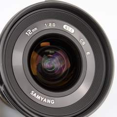 (Myyty) Samyang 12mm f/2 NCS CS - Musta (Sony E) (käytetty)
