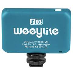 Weeylite S03 RGB LED Fill Light - LED-valaisin (Sininen)