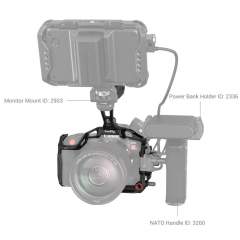 SmallRig 3891 Handheld Kit Black Mamba For Canon EOS R5C -kehikko
