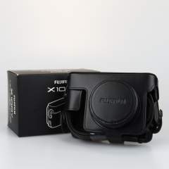 (Myyty) Fujifilm LC-X100V Premium nahkainen kamerakotelo - Musta (Käytetty)