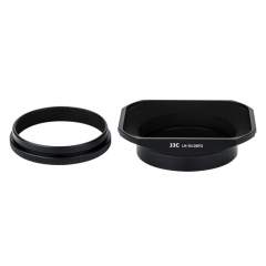 JJC LH-JX100FII Lens Hood & Adapter Ring -vastavasuoja adapterirenkaalla - Musta