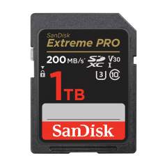 SanDisk Extreme Pro 1TB SDXC (200MB/s) UHS-I (U3 / V30) muistikortti