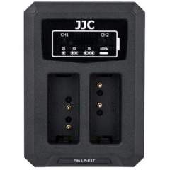 JJC DCH-LPE17 USB Dual Battery Charger -tuplalaturi (Canon LP-E17)