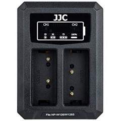 JJC DCH-NPW126 USB Dual Battery Charger -tuplalaturi (Fujifilm NP-W126)