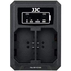 JJC DCH-NPFZ100 USB Dual Battery Charger -tuplalaturi (Sony NP-FZ100)