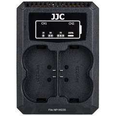 JJC DCH-NPW235 USB Dual Battery Charger -tuplalaturi (Fujifilm NP-W235)