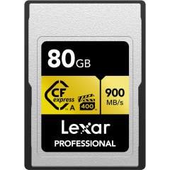 Lexar CFexpress Type A 80GB Pro Gold (VPG400) -muistikortti