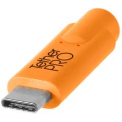 Tether Tools TetherPro (4,6m) USB Type-C to USB 2.0 Micro-B kaapeli - Oranssi