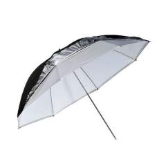 Godox UB-006 Dual Duty Umbrella (84cm) sateenvarjo - Musta / Hopea / Valkoinen