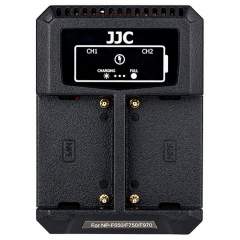 JJC DCH-NPF USB Dual Battery Charger -tuplalaturi (NP-F)