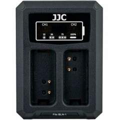 JJC DCH-BLN1 USB Dual Battery Charger -tuplalaturi (Olympus BLN-1)