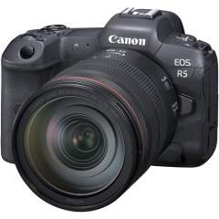 Canon EOS R5 -runko + RF 24-105 F4 IS USM kit + 700e Cashback