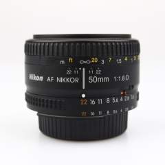 Nikon AF Nikkor 50mm f/1.8D (käytetty)