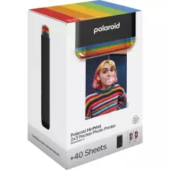 Polaroid Hi-Print Gen 2 E-Box -tulostin + tulostuspaperi - Musta