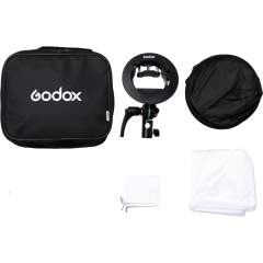 Godox S2 Bracket Bowens + Softbox 80x80cm