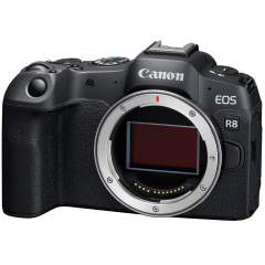 Canon EOS R8 -runko + vara-akku