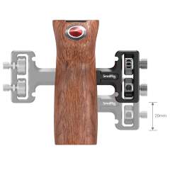 Smallrig 3323 Side Handle Wood with Start/Stop Remote Trigger