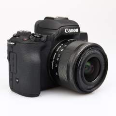 Canon EOS M50 Mark II + 15-45mm Kit - Musta (sc max 5000) (käytetty) (Takuu)