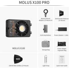 Zhiyun Molus X100 Pro -ledvalo setti