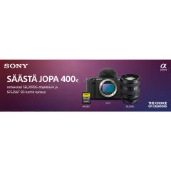 Sony ZV-E1 + 28-60mm Kit + 300€ vaihtohyvitys