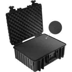 B&W Outdoor Case Type 6000 -iskunkestävä laukku - Musta