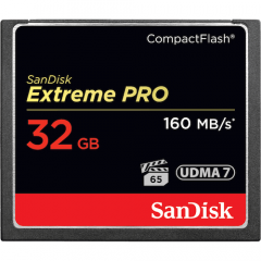 SanDisk 32GB Extreme PRO CompactFlash (Write: 150MB/s) muistikortti